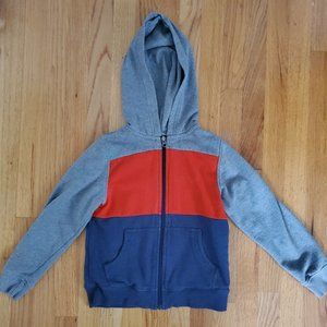Hanna Colorblock Double Jersey Knit Hoodie Sweatshirt sz 120 (US 6-7)